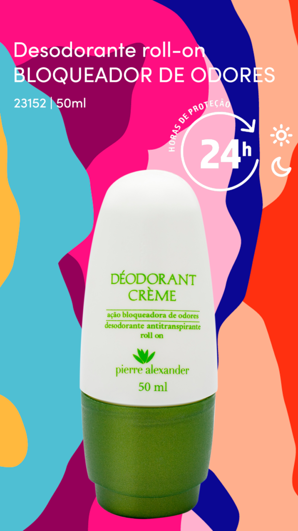 Desodorante Roll-On Cremoso Ação Bloqueador de Odores